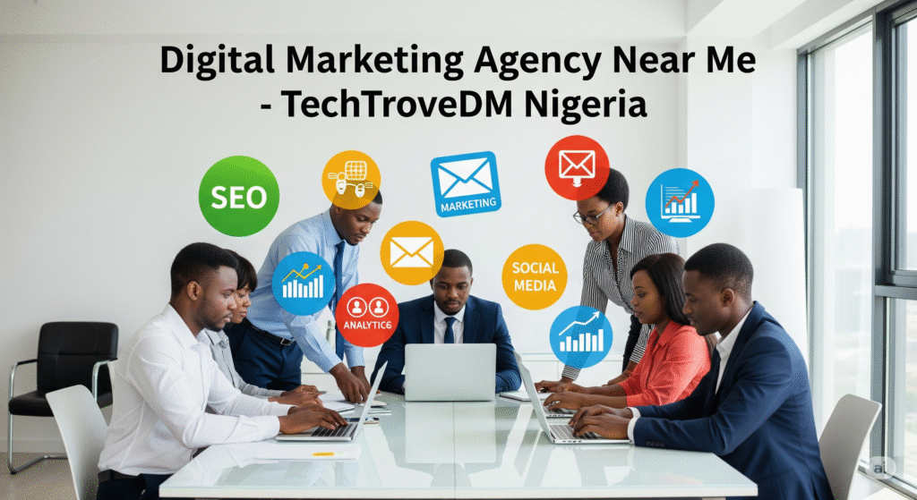 Digital Marketing Agency Near Me – TechTroveDM Nigeria